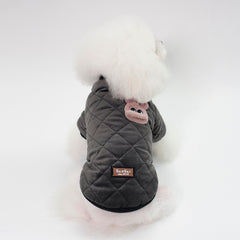 Plaid Jacket for Small Dogs - Autumn and Winter Wear