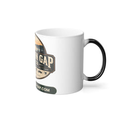 Moccasin Gap Color-Changing Mug — 11oz Rustic Outdoor Logo Coffee Cup