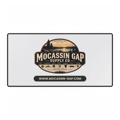 Desk Mat — Mocassin Gap Supply Co. Logo Large Gaming/Office Mouse Pad