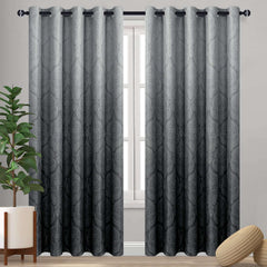 DWCN Ombre Blackout Curtains, Set of 2 Panels