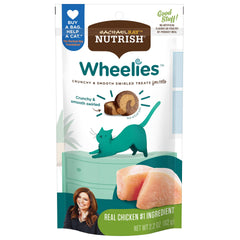 Rachael Ray Nutrish Wheelies Cat Treats Chicken 2.2 Ounces (Pack of 12)
